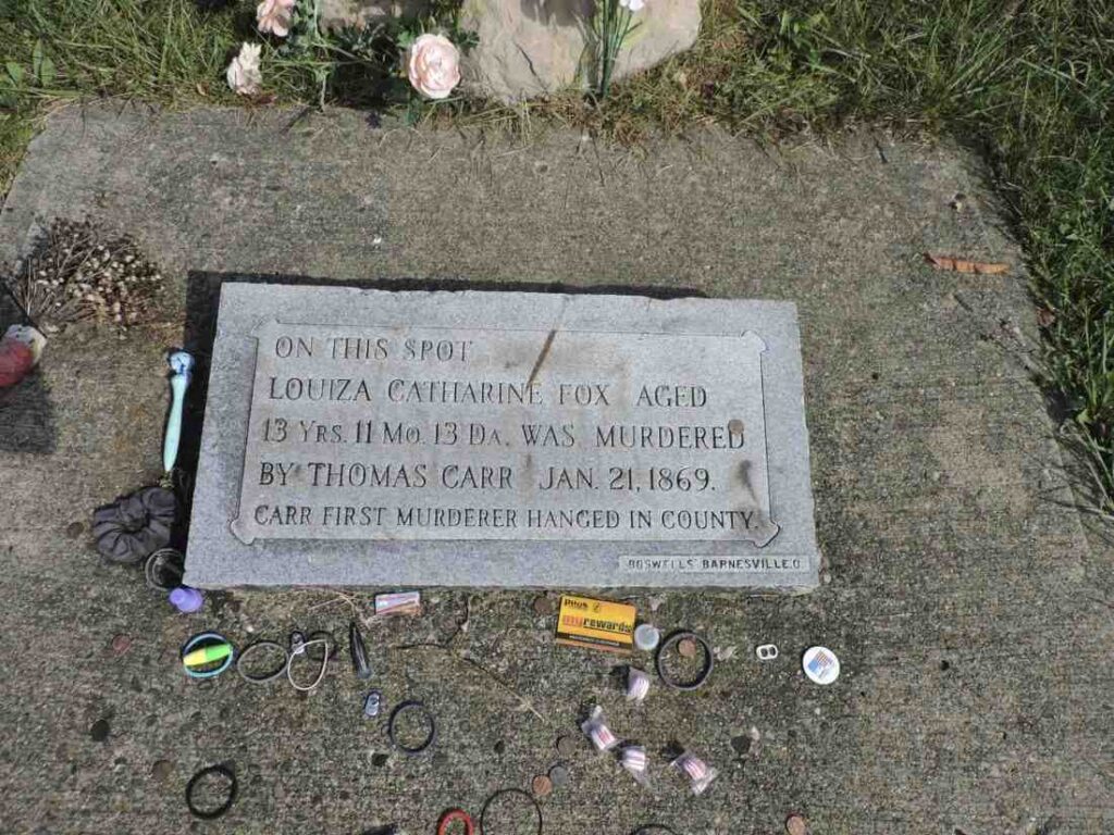 Louisa Fox Grave