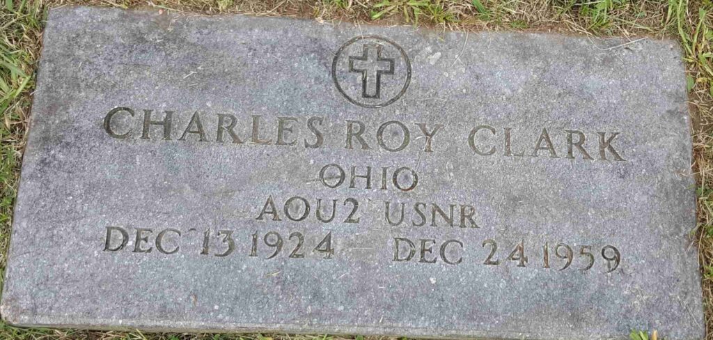 Charles Roy Clark gravestone